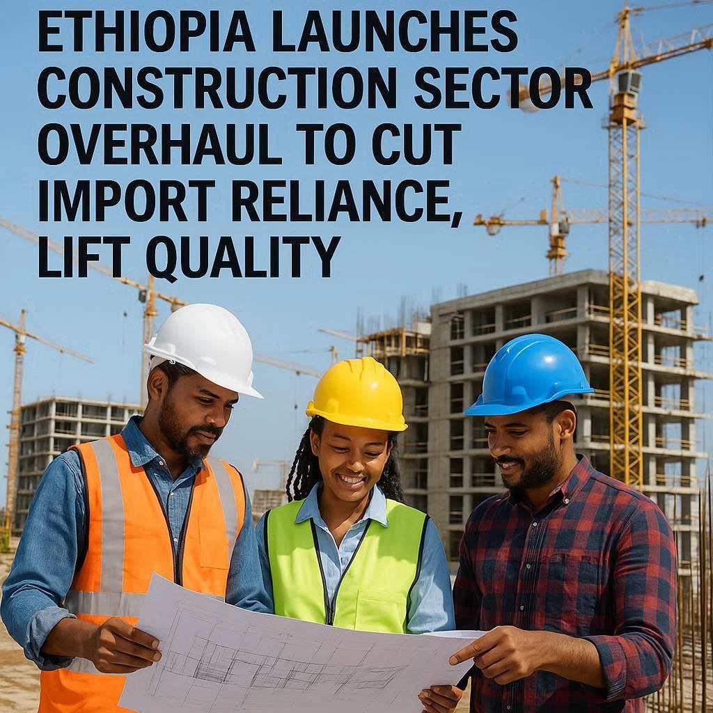 Ethiopia Launches Construction Sector Overhaul to Cut Import Reliance, Lift Quality